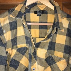 Nollie distressed flannel